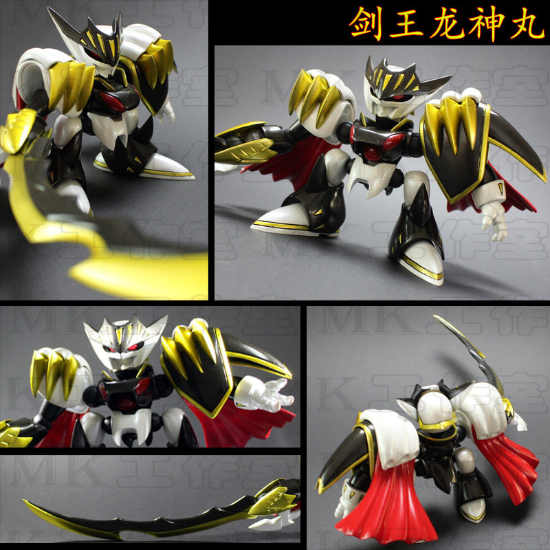 现货 魔神英雄传 神龙斗士 gk 白模 成品 剑王龙神丸