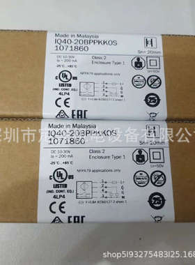 全新 SICK 1071860  IQ40-20BPPKK0S 传感器