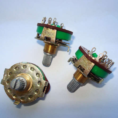 日本ALPS阿尔卑斯SRRM2300波段开关1刀6档位切换开关15MM梅花