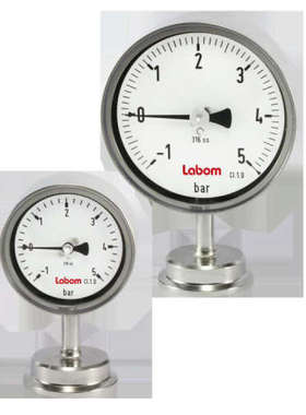 德国 LABOMBH8100/BH8200系列压力表NS 63/100隔膜密封操作