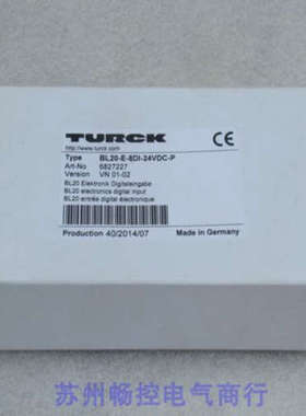 *现货销售*全新图尔克TURCK模块BL20-E-8DI-24VDC-P 现货6827227