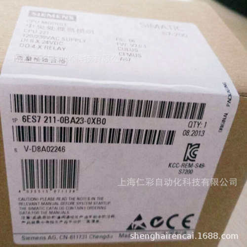 6ES7211-0BA23-0XB0SIMATIC S7-200 CPU 221模块6ES72110BA230XB0