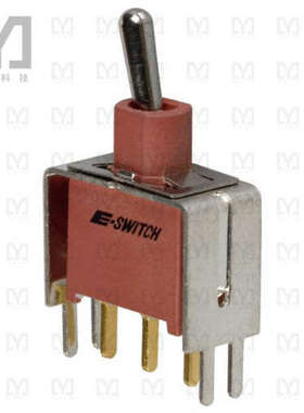 100AWSP1T2B4VS2RE【拨动开关】TOGGLE SPDT 0.4VA 20V