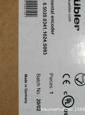 库伯勒CANopen编码器8.5820.1772.3600伺服编码器选型