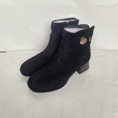 断码 6523 靴高跟瘦瘦靴加绒女鞋 清仓珂卡英伦风短靴女秋冬新款 时装