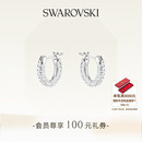 施华洛世奇Dextera大圆圈耳环配饰度假风高级 新年礼物