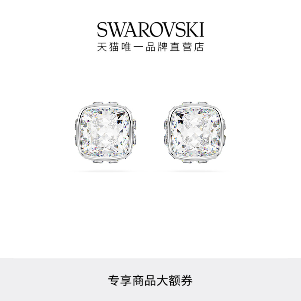 耳钉生辰石施华洛世奇