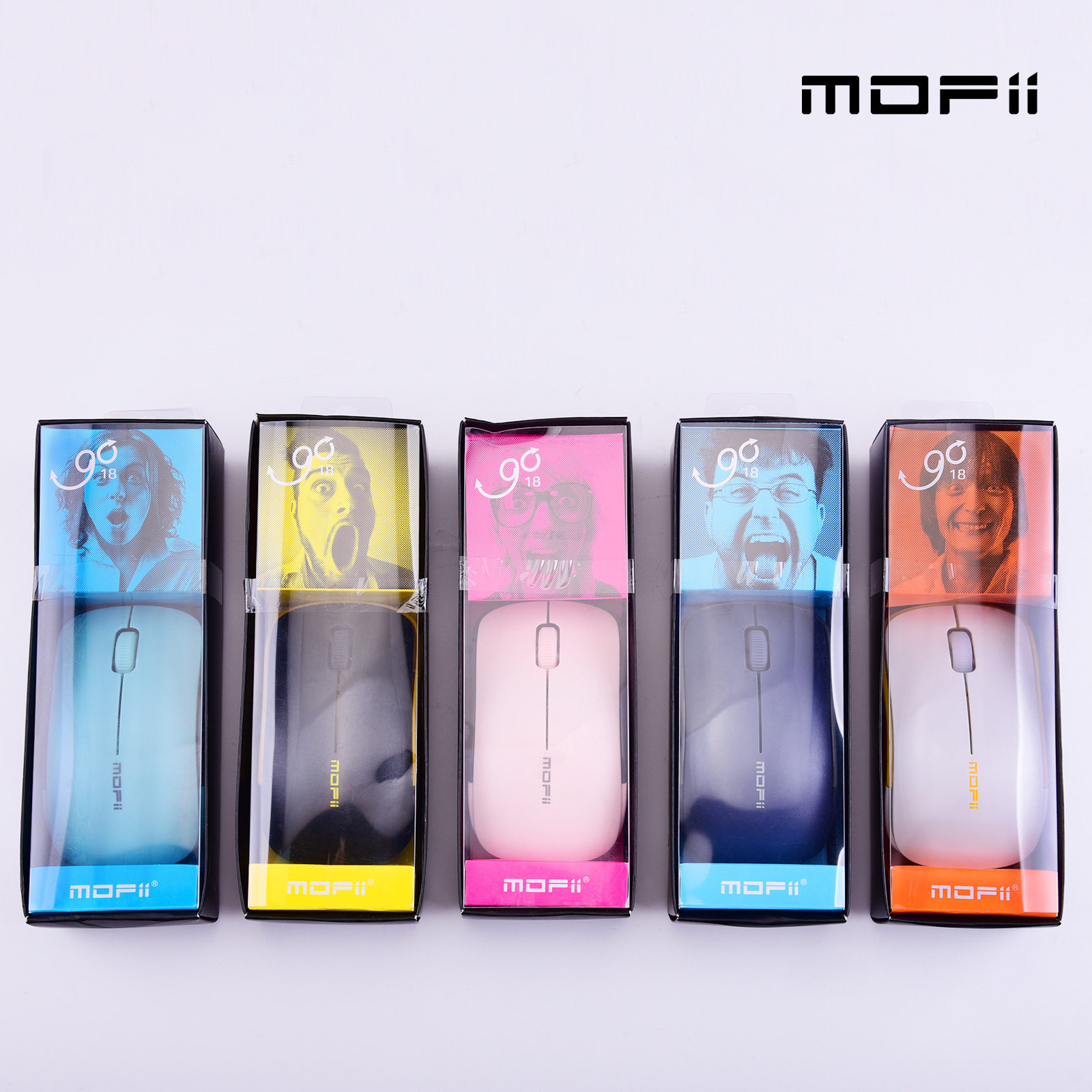 mofii摩天手工厂特价G018无线笔记本台式办公鼠标便捷光电小鼠标