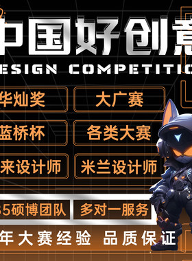 中国好创意大广赛蓝桥杯米兰设计周作品华灿奖未来设计师辅导挂名