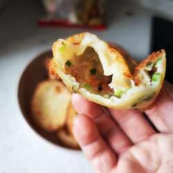 江西特产灯盏糕粉葱油饼宁都灯盏糕勺子糕油炸饼大米黄豆预拌粉