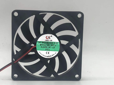 全新8015风扇12V8CM超薄8010静音4针测速报警PWM调速电源机箱风扇