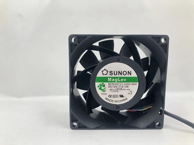 SUNON MF80381V1-D000-M99 12V 6.1W 8CM 8038 4线戴尔机箱风扇