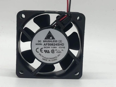 全新台达DC24V AFB0624HD/VHD/SHD 丹佛斯变频器静音散热风扇6020