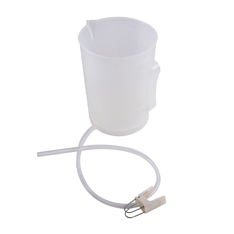 手动猪精液分装杯带流量控制夹