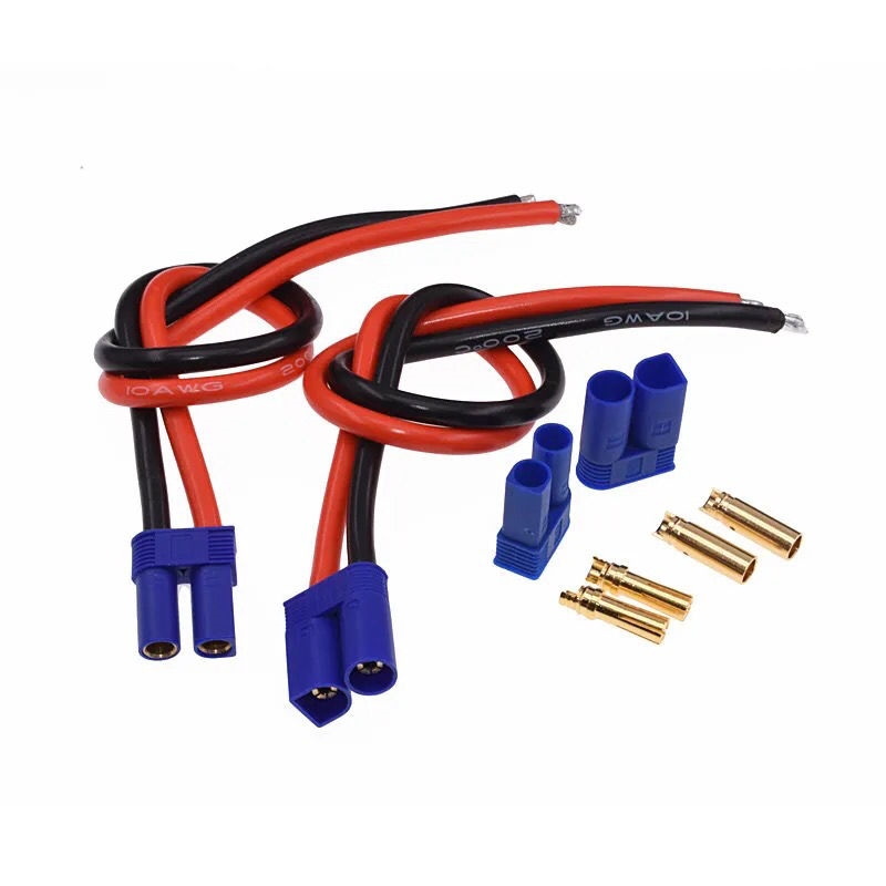 EC5母头应急启动电源夹子搭火线电瓶连接线汽车充电宝ec5公头电源