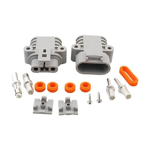 50A防水货车驻车空调发电机电源插头安德森公母对接头插座免压线