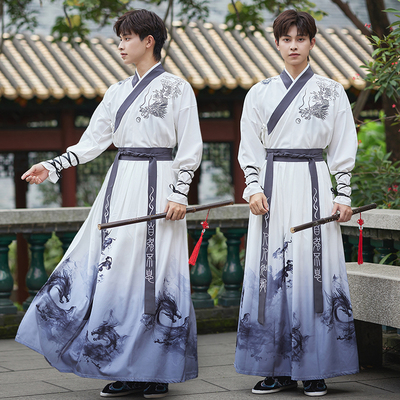 中学生毕业班服日常款情侣汉服