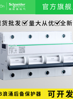 全新正品 施耐德浪涌后备保护器ISCB2 40H2 4P防雷电涌25L1/65H2
