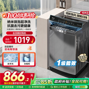 海尔波轮洗衣机小型家用全自动10kg除螨抗菌租房Z719 超微泡