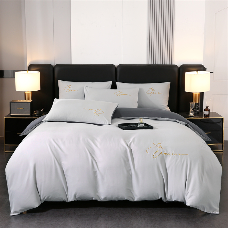 纯色床单款床笠款纯棉全棉四件套