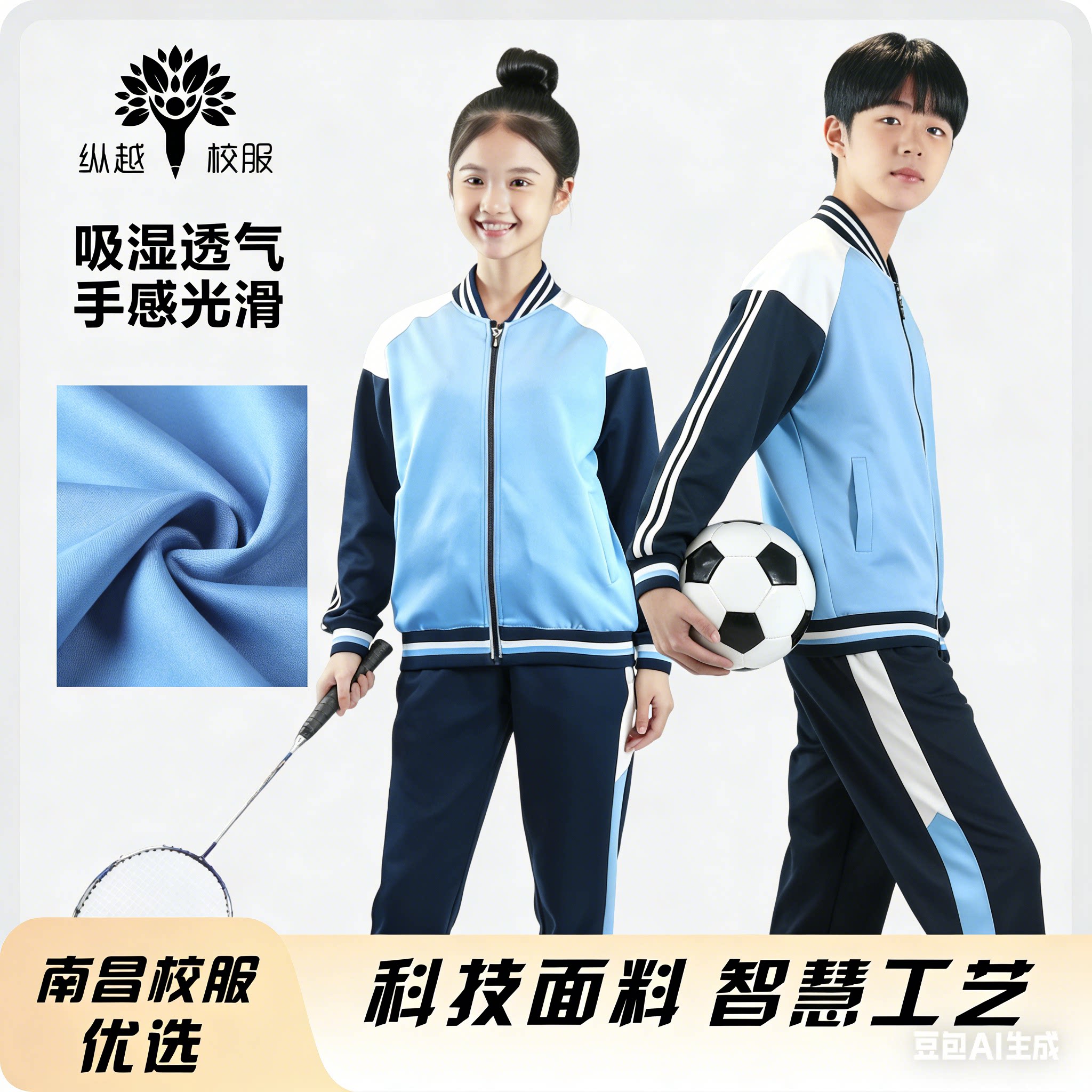 纵越秋季南昌指定校服套装