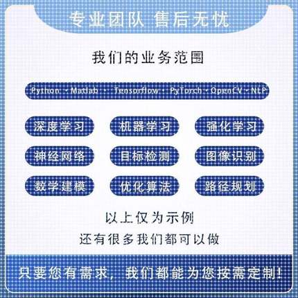 python代编程深度学习机器学习算法程序代做代码编写接单指导调试