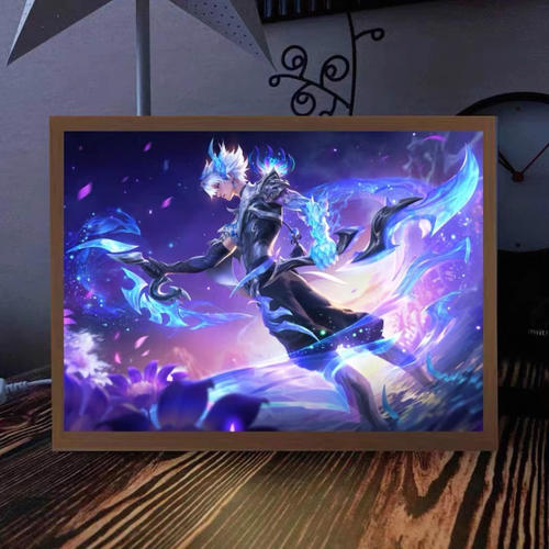 王者荣耀灯光画氛围灯小夜灯王者荣耀周边摆件装饰生日礼物送朋友