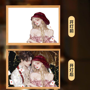 流氓叙事剧本杀周边灯光画阿奇黛利拉小夜灯摆台摆件送朋友礼物