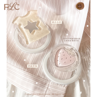 Rolincube原创波点小衫/奶油草莓滴胶磁吸支架可伸缩气囊粘贴便携