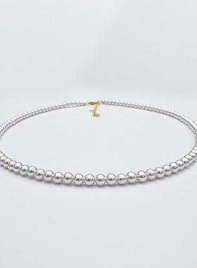 3-4mm曼塔玫瑰延长链小米珠珍珠项链XLA406