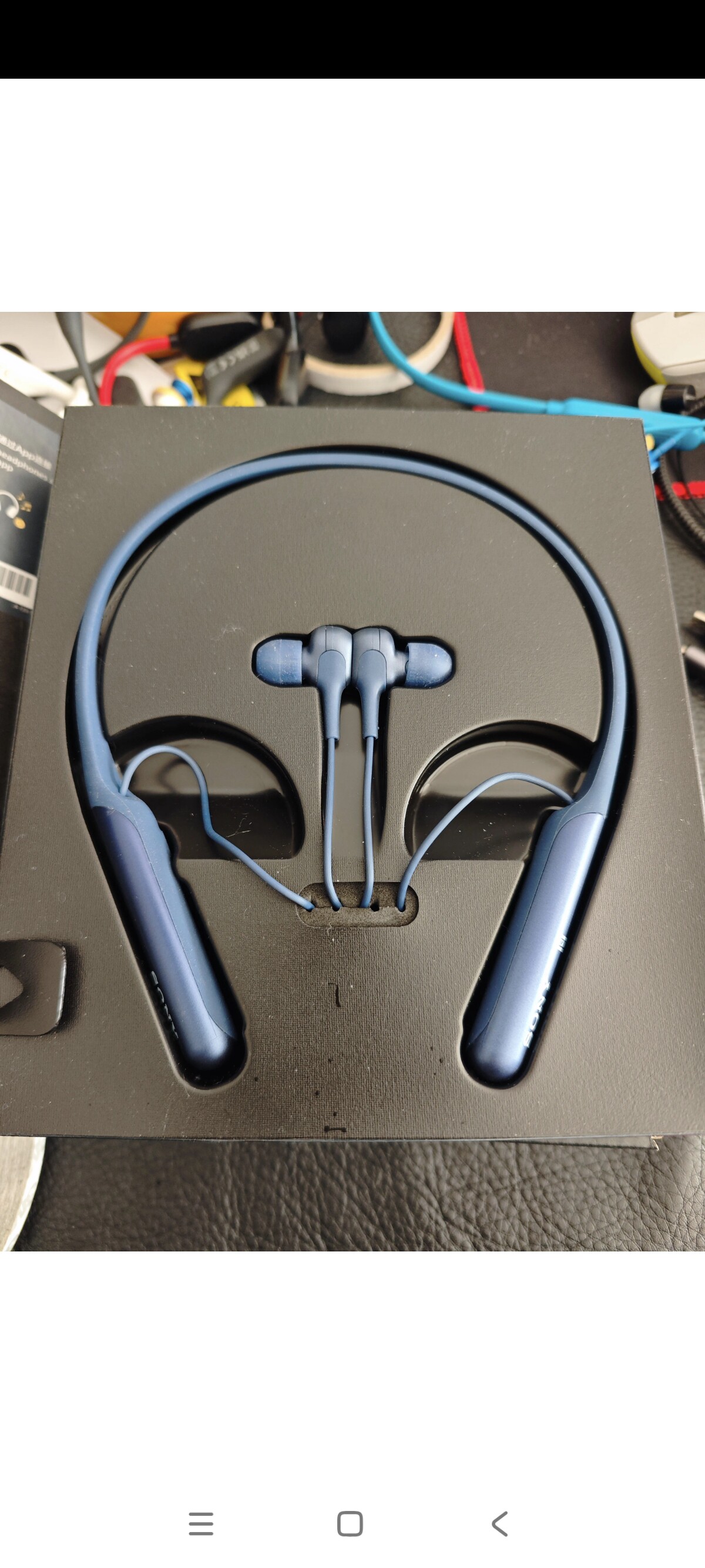 二手正品索尼SONY WI-C600N蓝牙挂脖降噪运动高音质耳机支持aptx