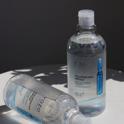 悠纪玻尿酸安瓶精华水500ml补水保湿舒缓湿敷爽肤水收缩毛孔水嫩