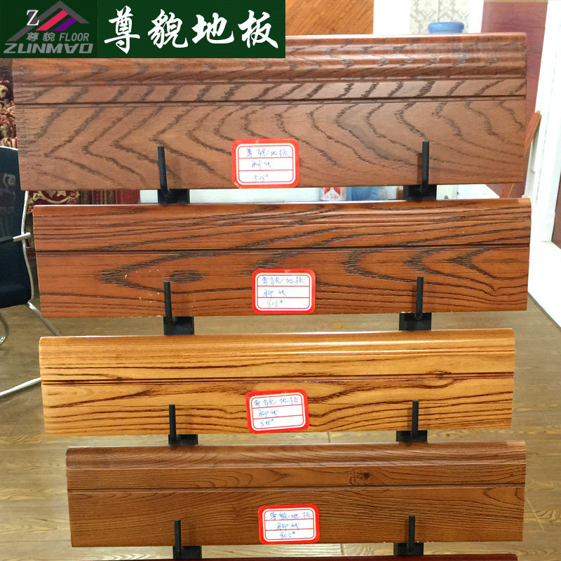 纯实木角线 原木圆盘豆平面角线踢脚线