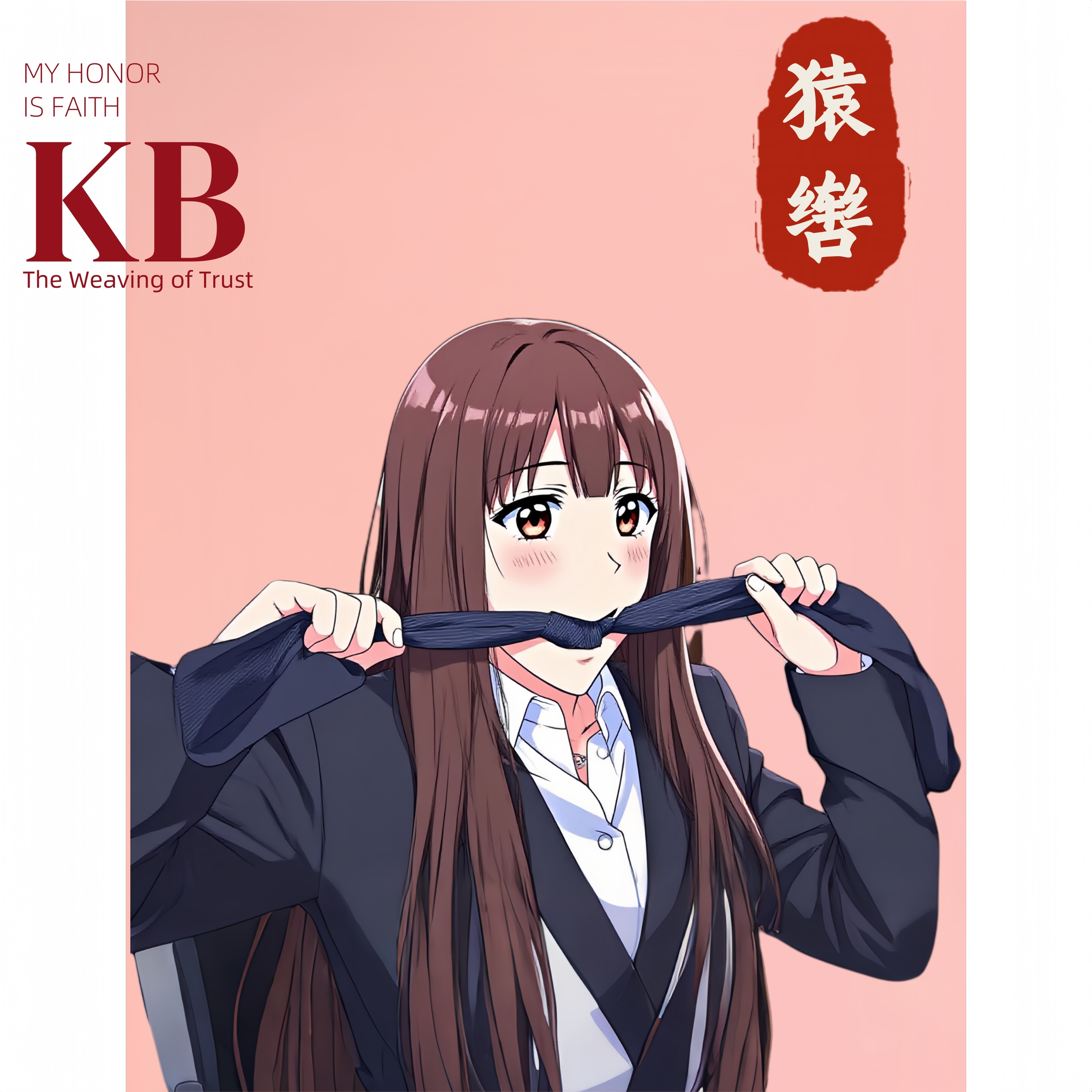 日式猿辔·缎面仿真丝单色 小圈实践工具