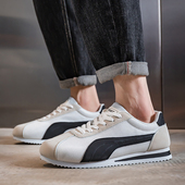 男2025夏季 平底板鞋 新款 阿甘鞋 网面透气男鞋 百搭小白鞋 情侣运动鞋
