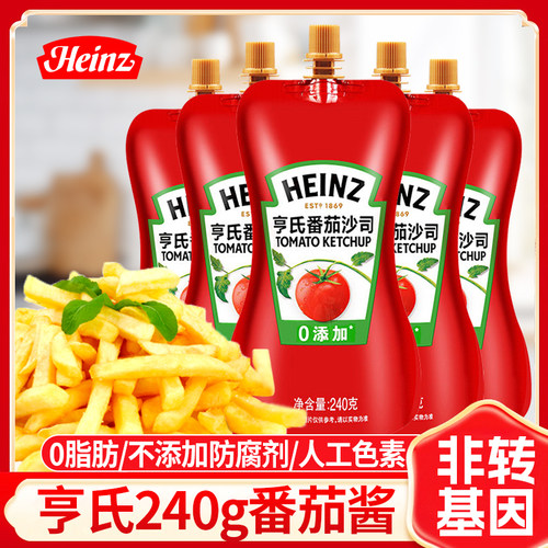 亨氏番茄酱非转基因薯条手抓饼酱