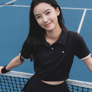 上衣 运动休闲基础翻领内搭短袖 Lakewill短袖 polo领夏季