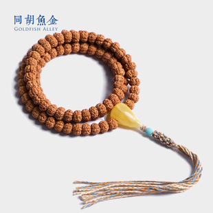 108颗小金刚菩提手串佛珠念珠文玩素圈多圈手链男女小众文玩带证