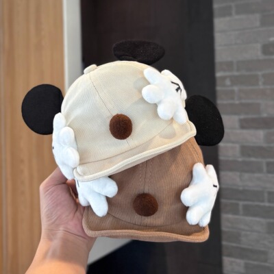 婴儿帽子春秋款可爱软檐鸭舌帽