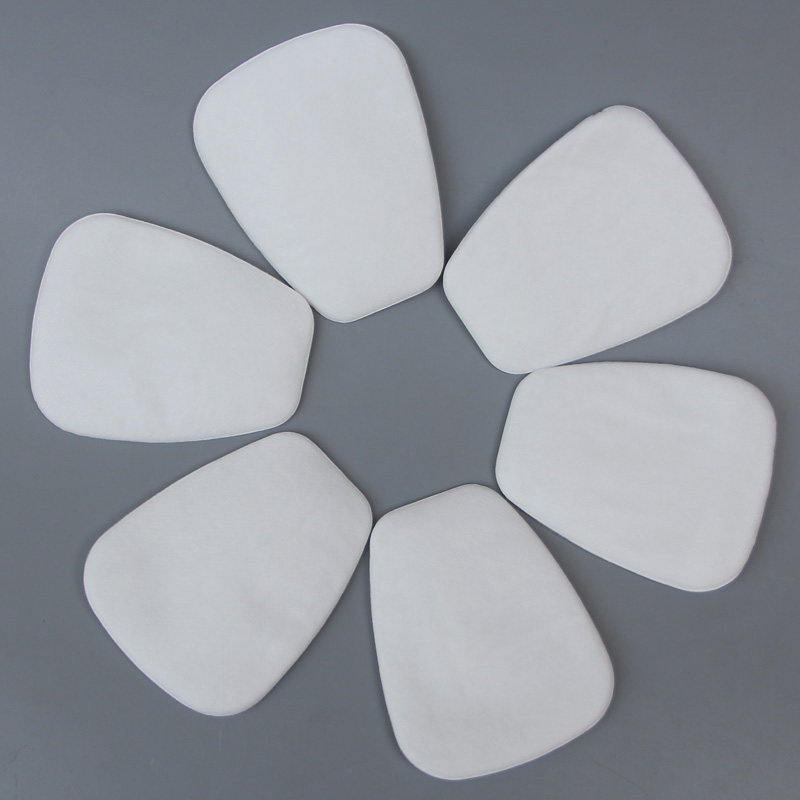 防尘棉通用滤棉防毒面具梯形滤棉滤毒盒7件套专用滤棉防尘100包邮