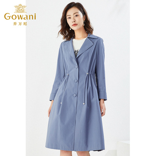 外套高级感EI3A186 2025风衣收腰显瘦中长款 2色可选 乔万尼春季