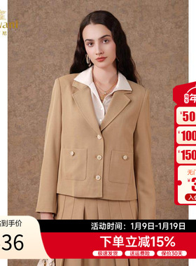 乔万尼秋装2025新款西装外套小个子高级感EF3B828