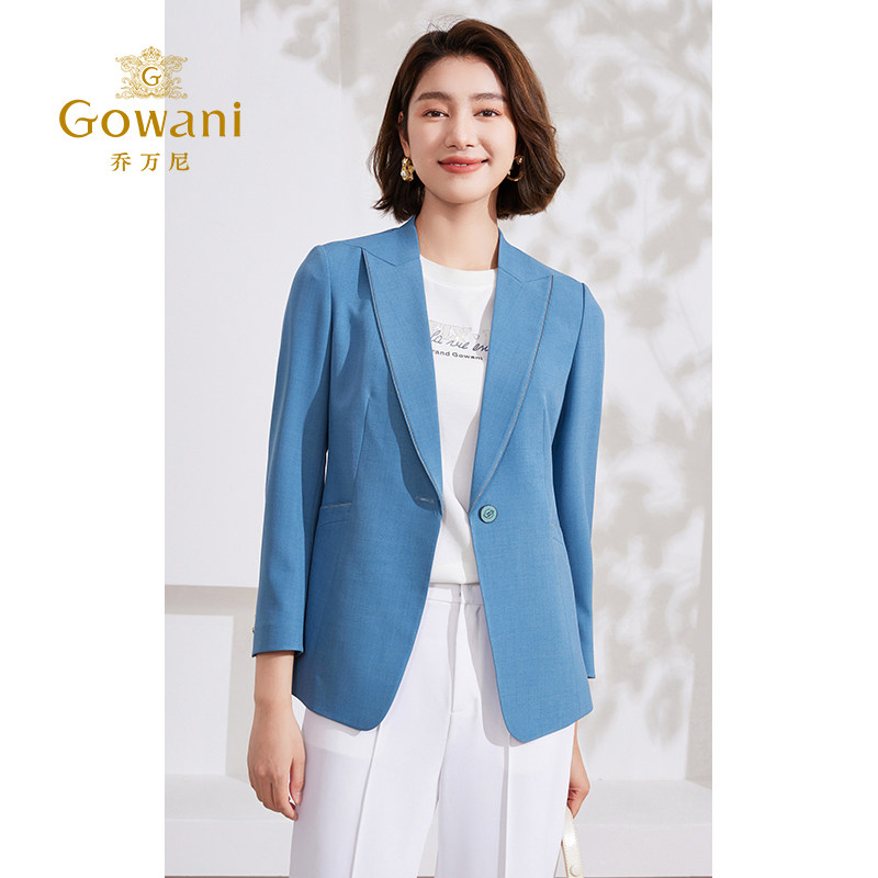 乔万尼短款西装外套女夏季薄款小个子EM2B711606