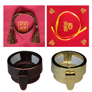 陶瓷酒瓶配件酒红布流苏绳盒子箱子手提袋土坛子小酒壶一次性锁扣