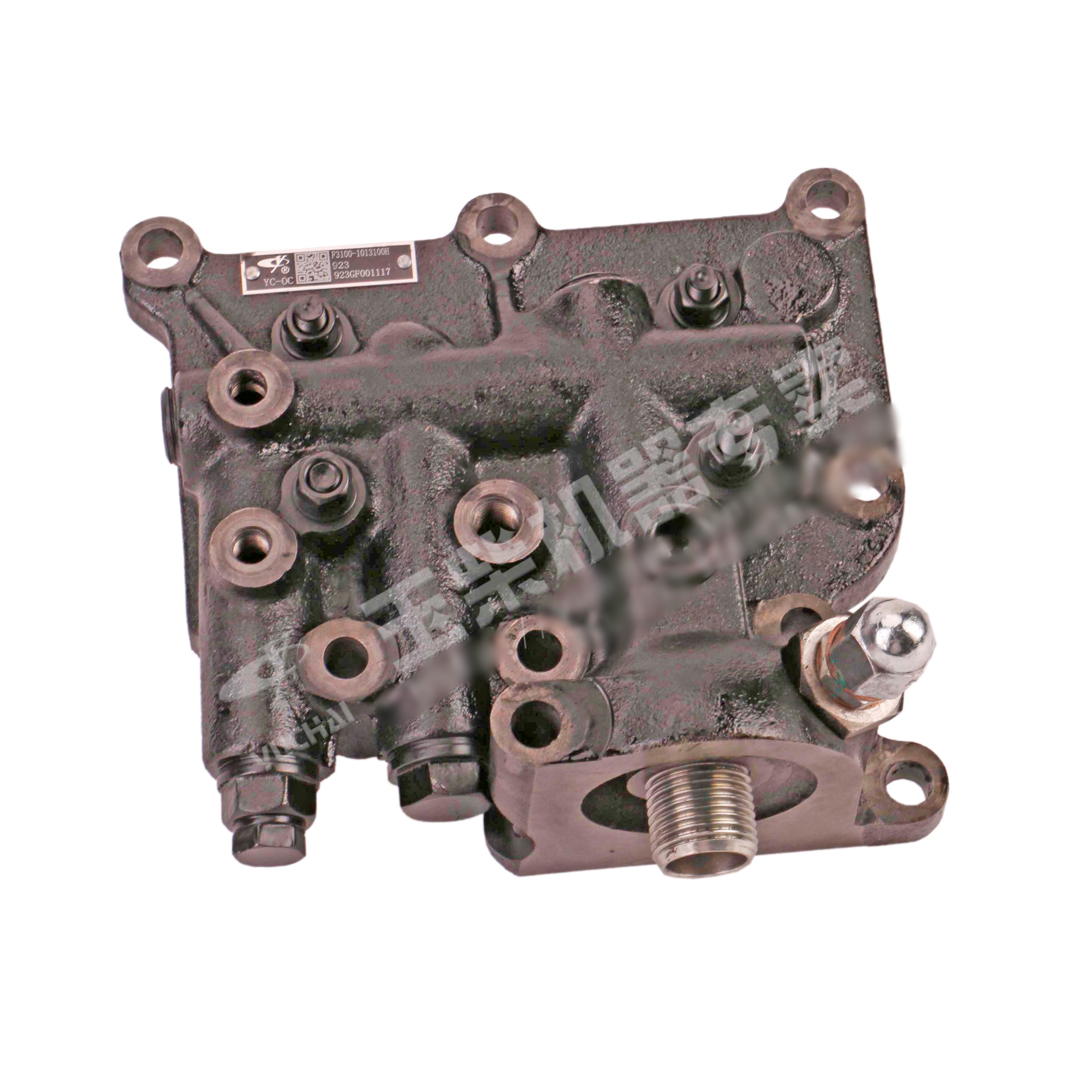 玉柴原厂YC4F发动机机油散热器F3100-1013100冷却器客货车工程机