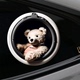 汽车贴纸划痕遮挡遮盖3d立体车贴可爱小熊个性 创意装 饰油箱盖车贴