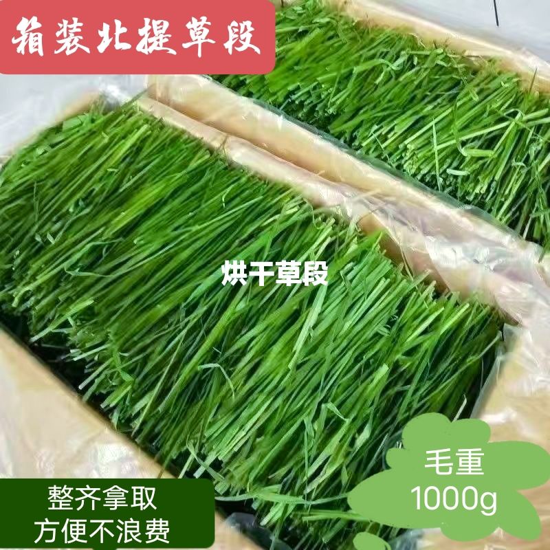 25年现货烘干北提摩西草兔兔干草龙猫荷兰猪牧草毛重两斤包邮