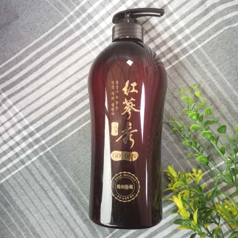韩国原装进口所望somang红参秀修护黄金头皮清净洗发水730ml