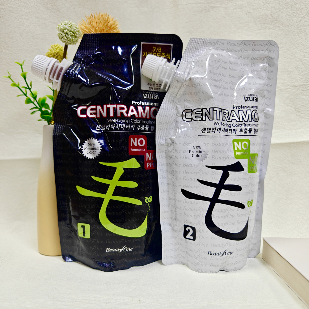 原装韩国beautyone积雪草染发剂