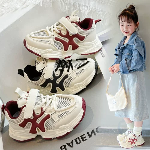 Спортивная обувь, дышащие детские летние туфли, мягкая подошва